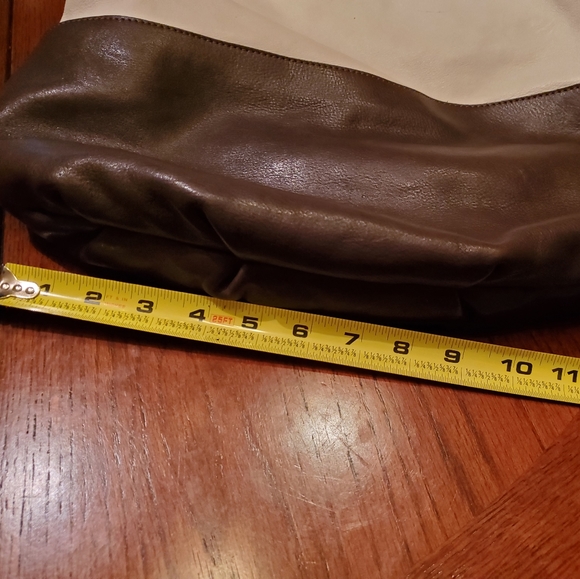 orYany Tri-Color Leather Satchel Handbag - Picture 9 of 14